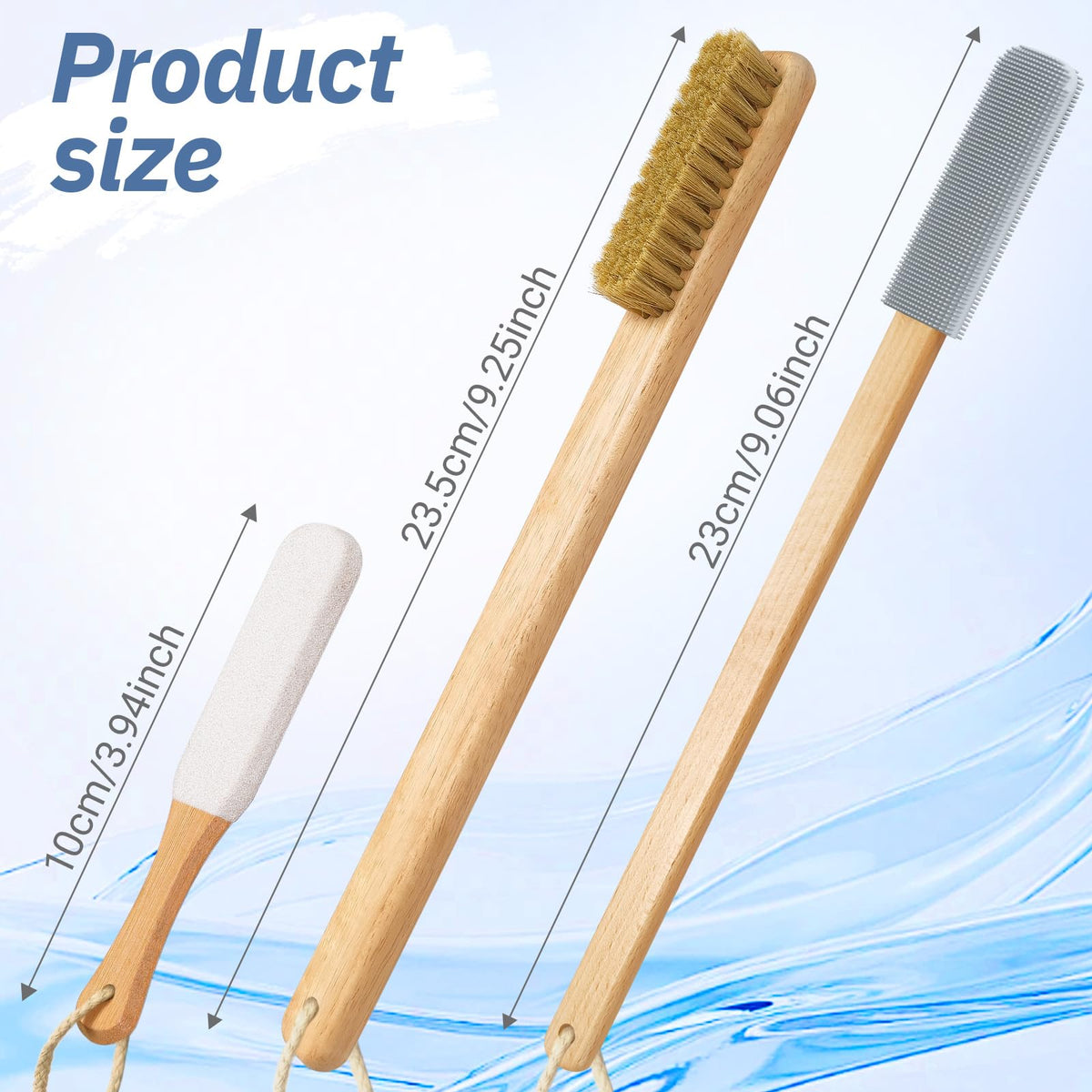 ELFRhino toe-gap cleaning brush for hygienic cleaning between toes.