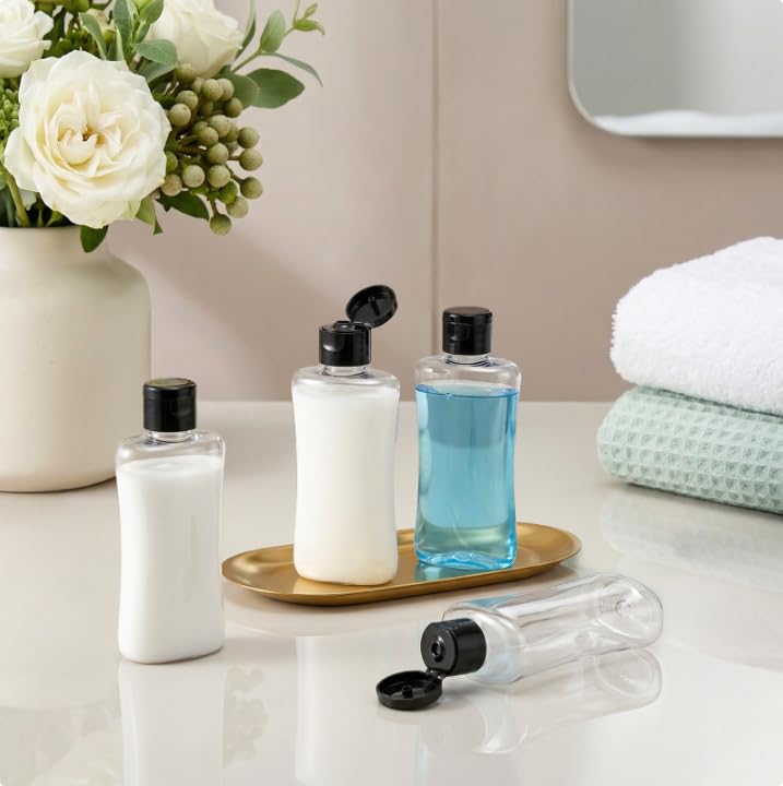 ELFULLY easy-fill travel bottles simplify refilling at home.