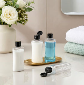 ELFULLY easy-fill travel bottles simplify refilling at home.