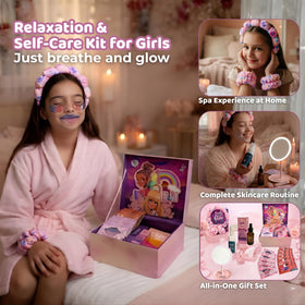 ELI&VAL Tween Gift Box self-care tools organized for easy routines