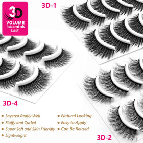 Eliace durable lashes stay neat for multiple uses.