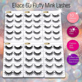 Eliace seamless blend natural lashes with soft, skin-friendly band.