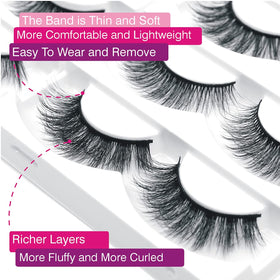 Eliace 10 styles variety set for party, wedding, or daily looks.