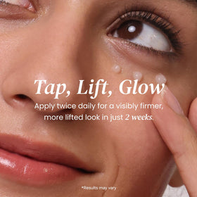 Eliré Firming Eye Cream sensitive-skin friendly texture depicted.