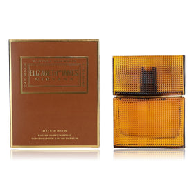 Elizabeth and James Nirvana Bourbon bottle front shows warm vanilla for evening wear.