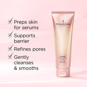Elizabeth Arden Ceramide Skin Renewing Cleanser moisturizing-complex hydrates while cleansing.