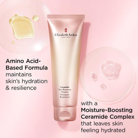Elizabeth Arden Ceramide Skin Renewing Cleanser for a radiant glow and instant refresh.