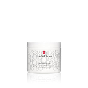 Elizabeth Arden Eight Hour Cream bottle pour demonstrates easy, mess-free application for instant hydration.