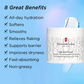 Elizabeth Arden Eight Hour Cream glycerin ingredient image emphasizes moisture attraction.