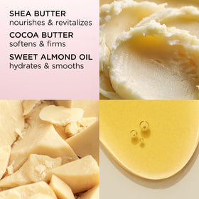 Eternal Aura cocoa butter softens and comforts dry patches.
