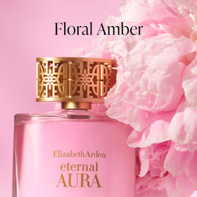 Elizabeth Arden Eternal Aura box packaging signals gift-ready premium presentation