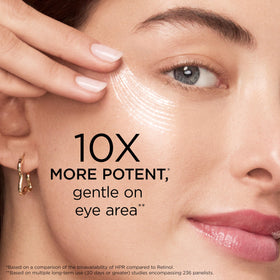 Applying under-eye area for smoother appearance