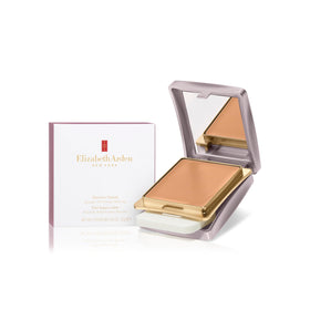 Elizabeth Arden Flawless Finish compact with mirror for on-the-go touch-ups.