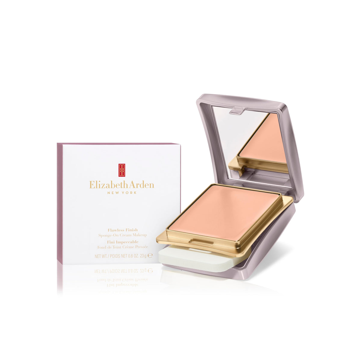 Elizabeth Arden Flawless Finish compact with mirror for quick touch-ups