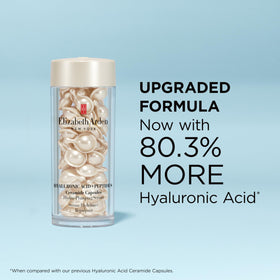 Elizabeth Arden Hyaluronic Capsules blister pack demonstrating preserved potency.