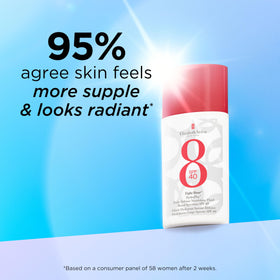 Elizabeth Arden HydraPlay sunscreen on skin shows no white cast