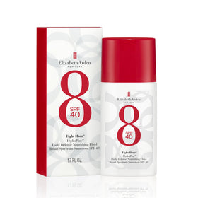 Elizabeth Arden HydraPlay packaging opened, tube ready for daily sun protection