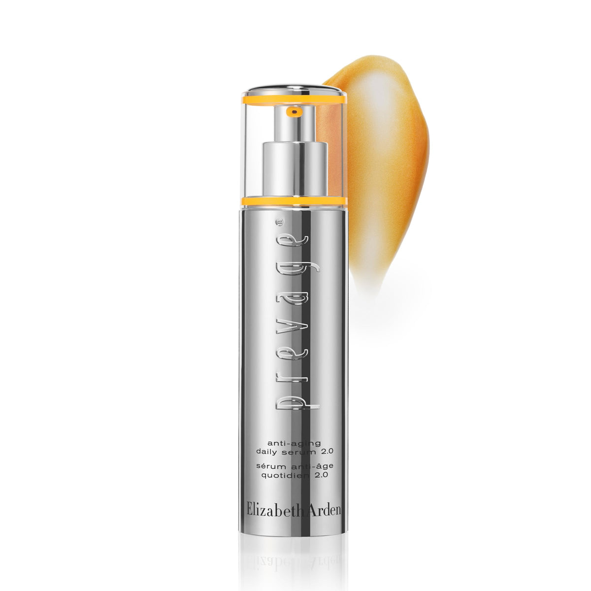 Close-up of Prevage serum texture with a smooth, lightweight finish.