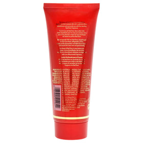 Elizabeth Arden Red Door lotion box packaging showcases luxury fragrance branding.