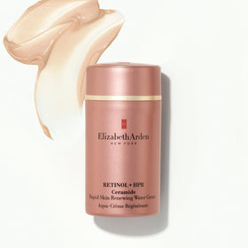 Elizabeth Arden swirl on hand shows quick absorption and smooth finish