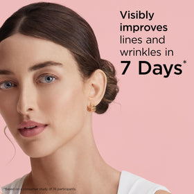 Elizabeth Arden serum swirl close-up highlighting smooth texture and hydration.