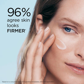 Elizabeth Arden signal peptides visualization suggests potential skin firming after application.