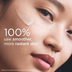 Elizabeth Arden Visible Brightening application step shows a simple nightly routine.