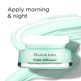 Elizabeth Arden Visible Difference HydraGel close-up focusing on refined pores