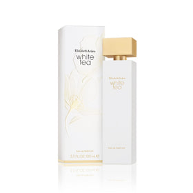 Elizabeth Arden White Tea EDP bottle front showing elegant design and balance