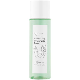 Elizabeth Mott Hydrating Hyaluronic Toner bottle offering hydration for a refreshed complexion