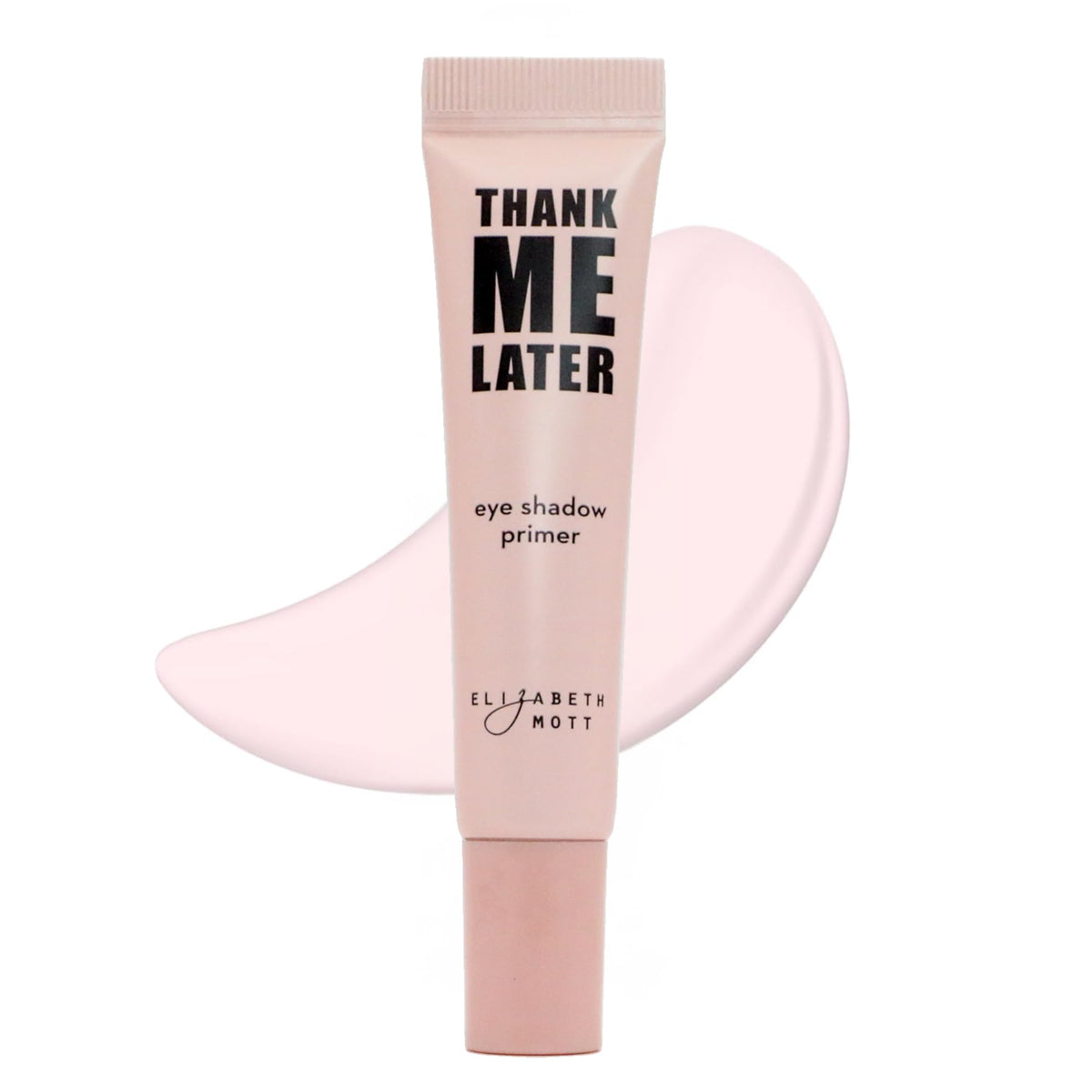 Elizabeth Mott Thank Me Later eye primer enhances pigment for vibrant, crease-free eyeshadow