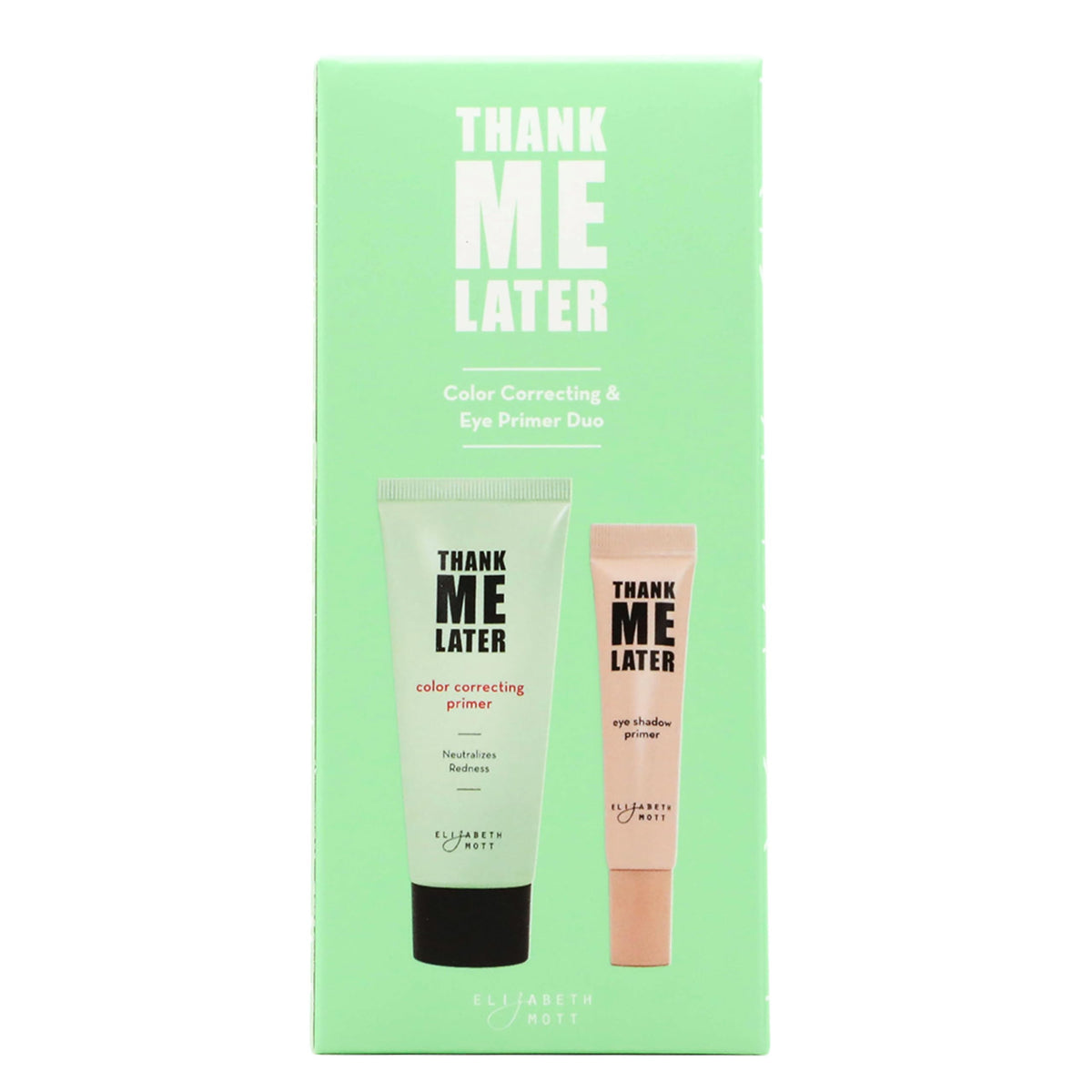 Elizabeth Mott Thank Me Later face primer with niacinamide adds moisture for comfortable wear