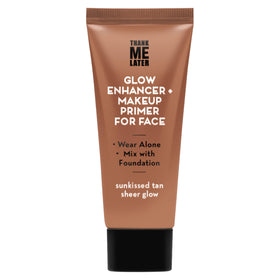 Elizabeth Mott Thank Me Later Glow Enhancer bottle shows a hydrating primer.