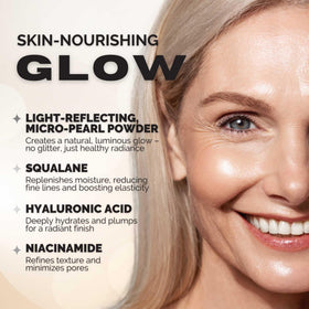 Ingredients highlight: hyaluronic acid and niacinamide in Glow Enhancer.