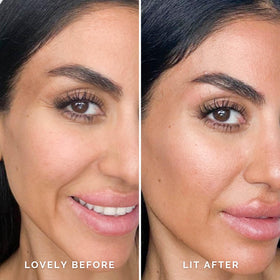 Multiple shade options in the Glow Enhancer line for diverse tones.