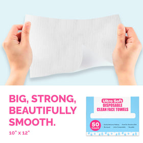Elizabeth Mott Thank Me Later hygienic disposable towel for skincare routines