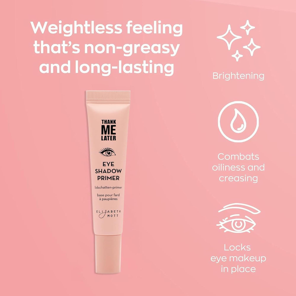 Elizabeth Mott Thank Me Later pore minimizer creates a refined complexion.