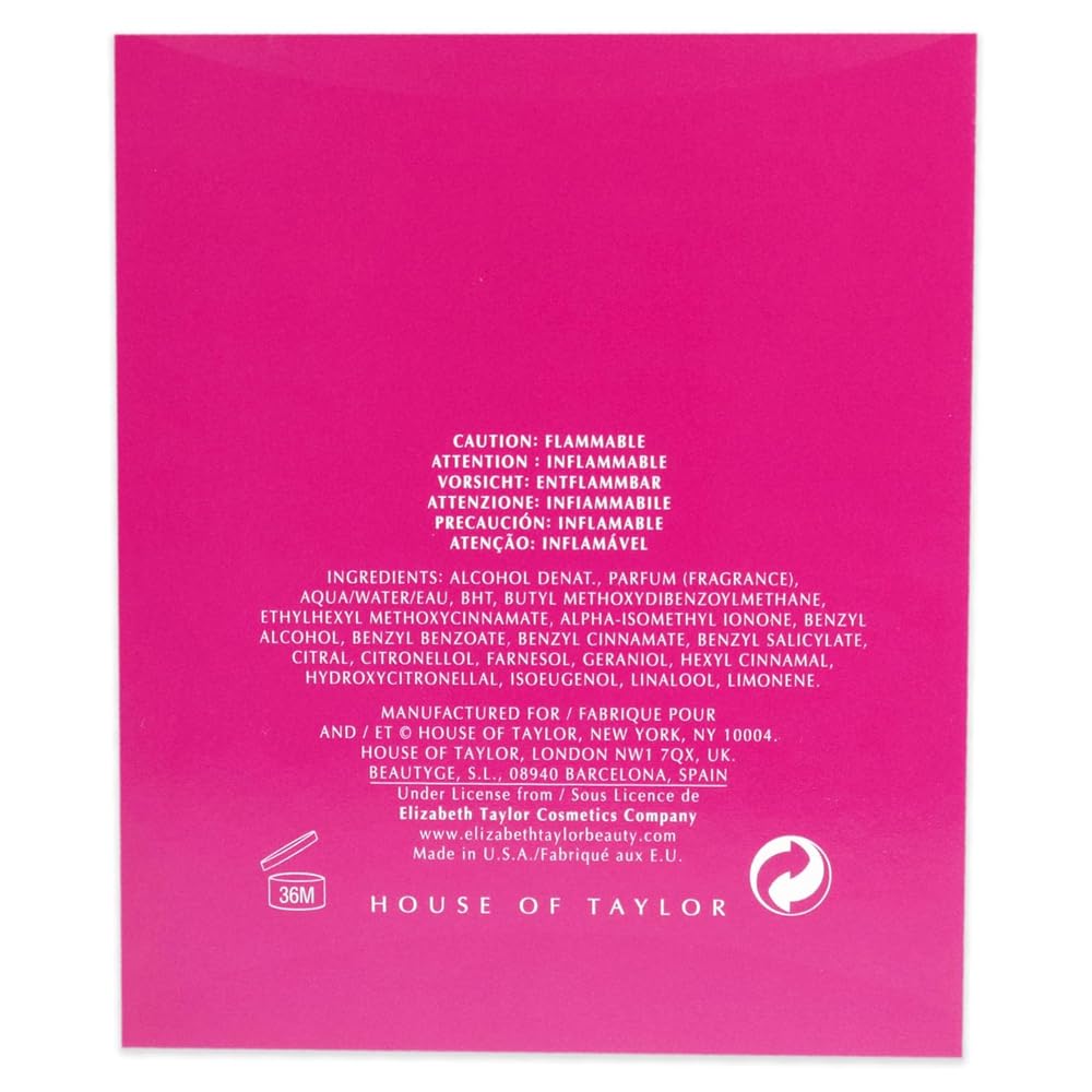 Elizabeth Taylor Forever Elizabeth box packaging, gift-ready presentation