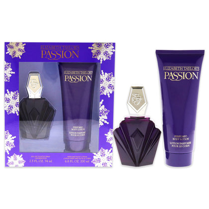 Elizabeth Taylor Passion EDT bottle for evening wear and romance.