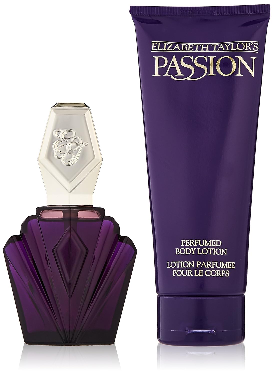 Elizabeth Taylor Passion packaging highlights luxury gifting.