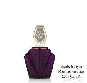 Elizabeth Taylor Passion travel spray for on-the-go touch-ups.