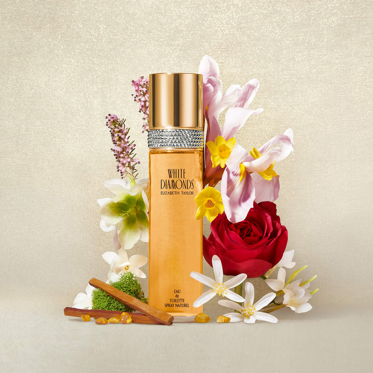 Elizabeth Taylor White Diamonds body lotion for silky skin and lasting fragrance
