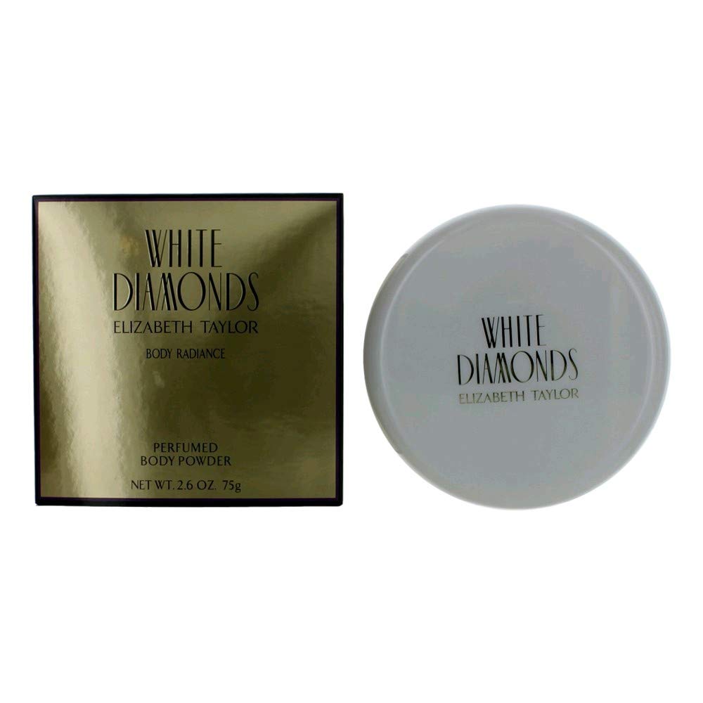 Elizabeth Taylor White Diamonds dusting powder bottle for casual wear