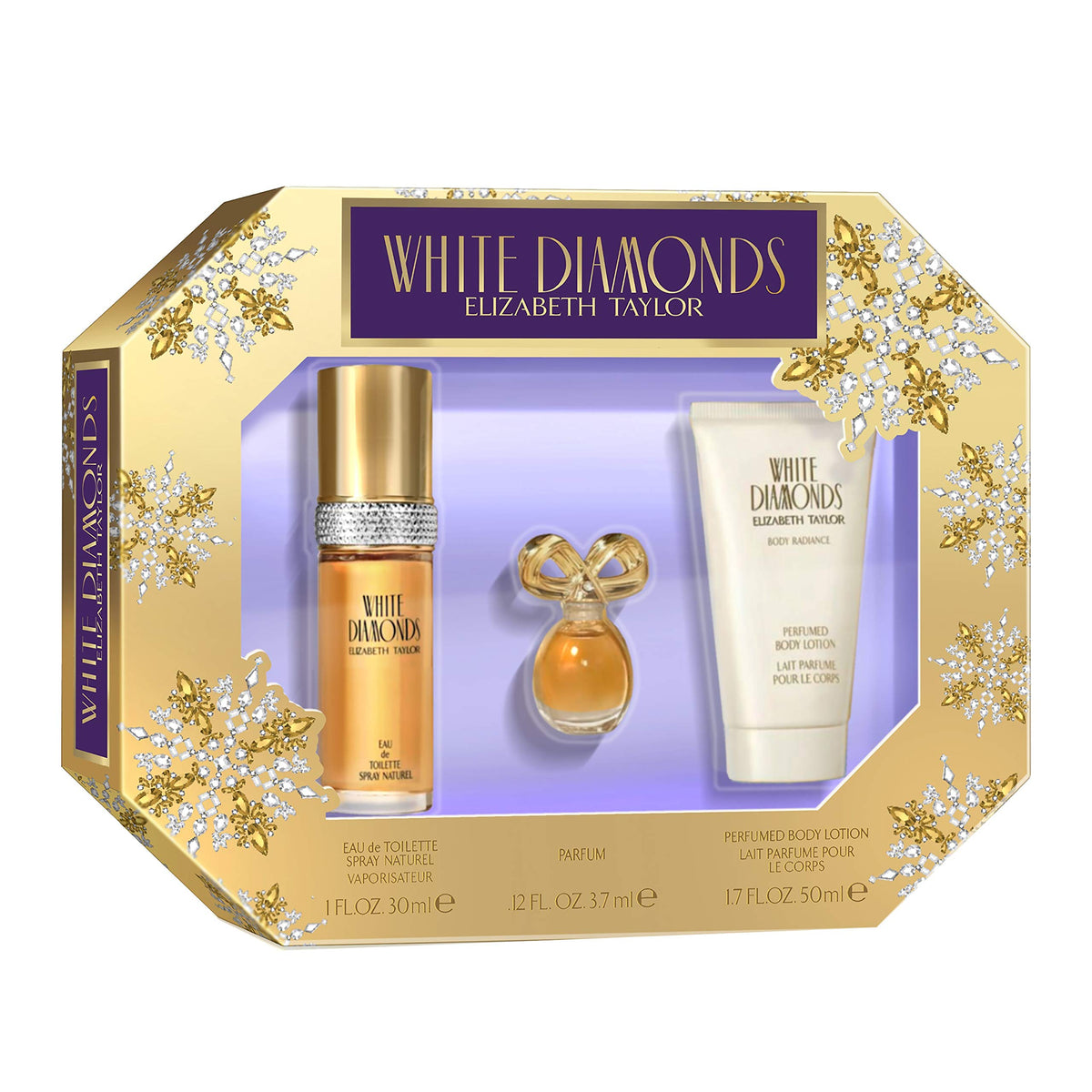 Elizabeth Taylor White Diamonds EDT bottle for an glamorous evening fragrance
