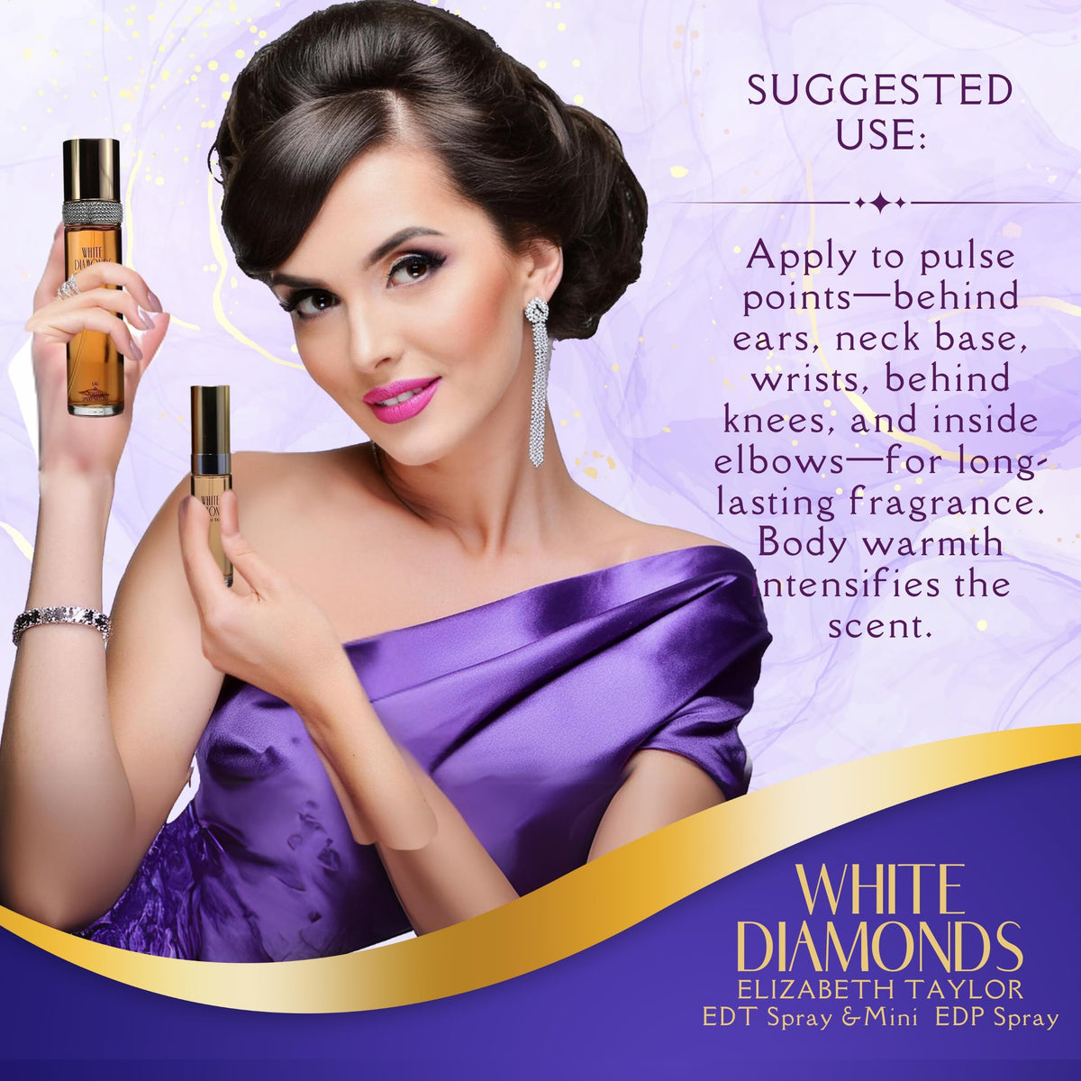 Elizabeth Taylor White Diamonds gentle body wash refreshing morning routine