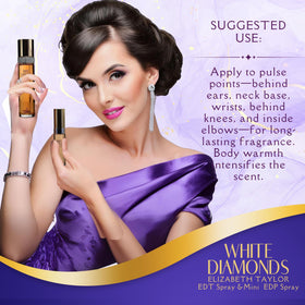 Elizabeth Taylor White Diamonds gentle body wash refreshing morning routine