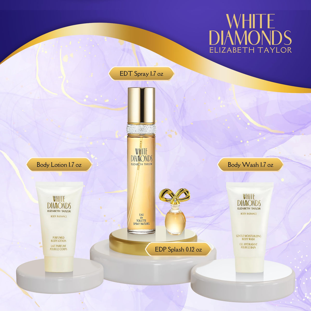Elizabeth Taylor White Diamonds-gift-set-box ideal for gifting perfume lovers