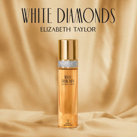 Elizabeth Taylor White Diamonds gift set packaging, a timeless luxury present
