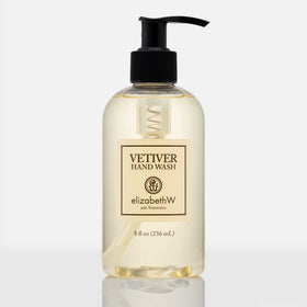 Elizabeth W Vetiver Hand Wash foaming lather ready for daily cleansing