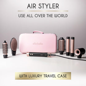 ELLA BELLA 6-in-1 Auto Wrap curling iron for effortless salon-worthy waves.